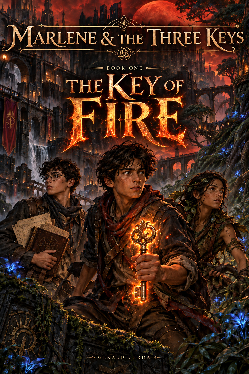 Marlene & The Three Keys: The Key of Fire, by Gerald Cerda